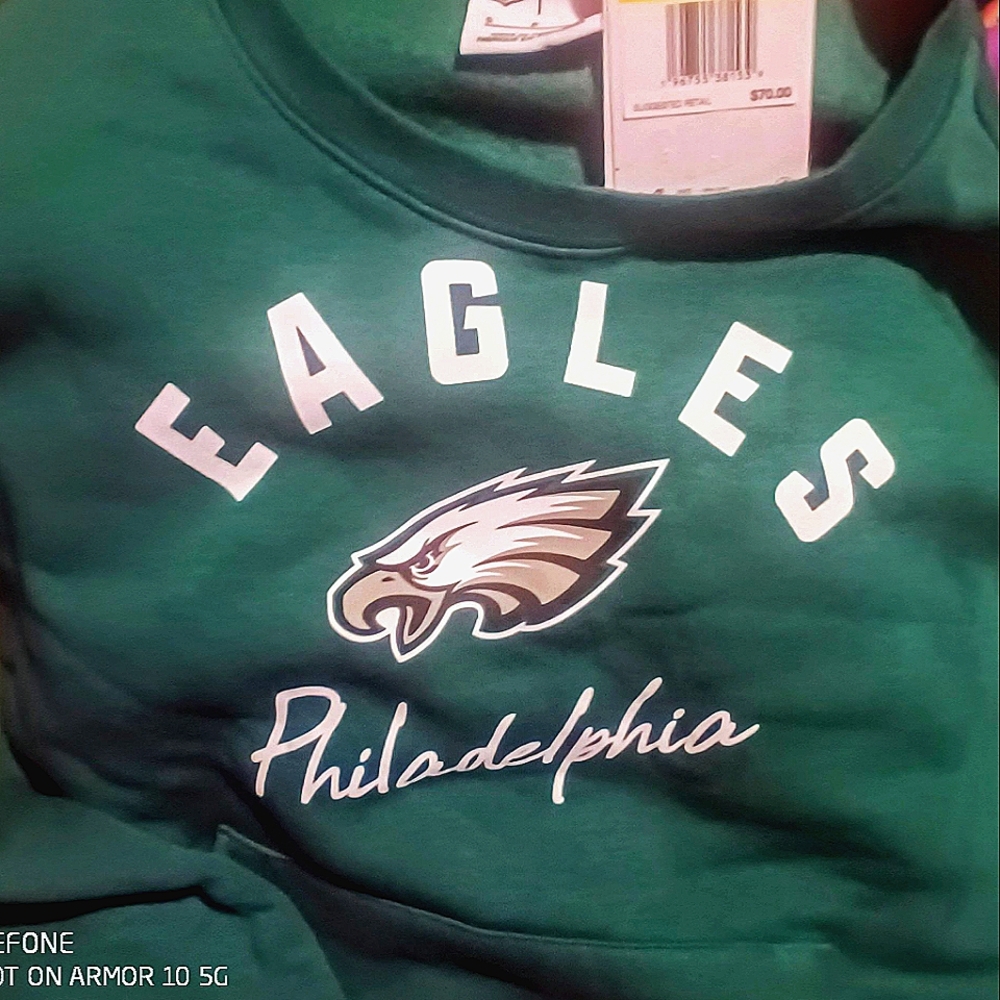 COPY - NWT NIKE Women's Philadelphia Eagle's pull over sweatshirt size: Small